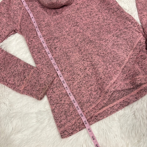 Ideology Women's Cowl Neck Cross-Over Hem Essentia Pink Gray size Small - Picture 4 of 10